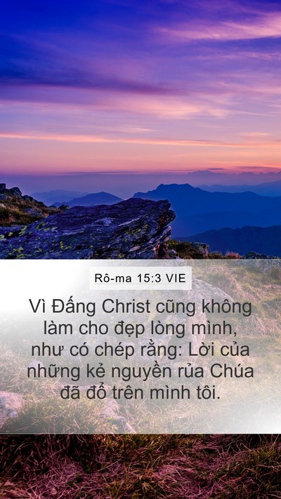Rô-ma 15:3 VIE Bible Verse Image