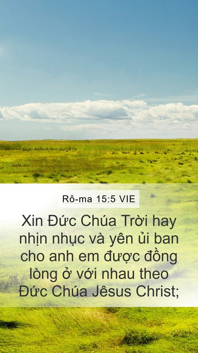 Rô-ma 15:5 VIE Bible Verse Image
