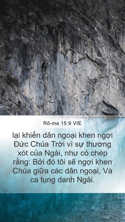 Rô-ma 15:9 VIE Bible Verse Image