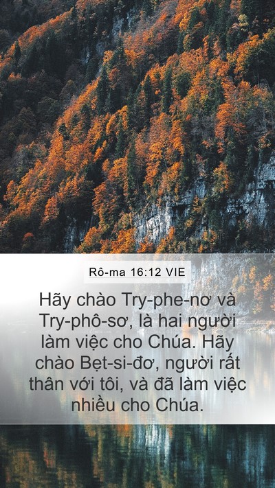 Rô-ma 16:12 VIE Bible Verse Image