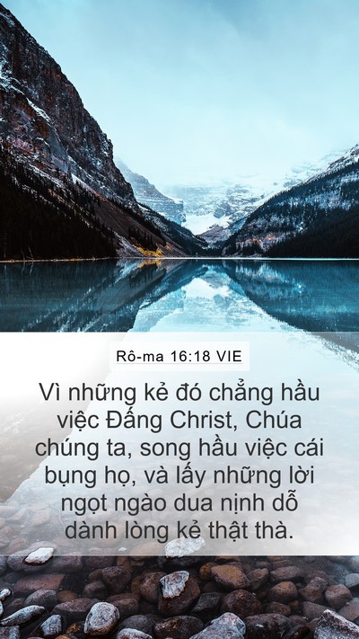 Rô-ma 16:18 VIE Bible Verse Image
