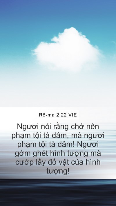 Rô-ma 2:22 VIE Bible Verse Image