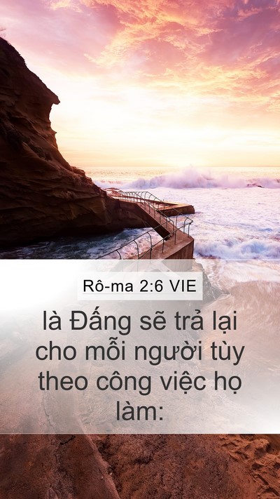 Rô-ma 2:6 VIE Bible Verse Image
