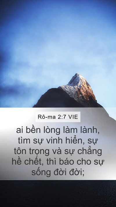 Rô-ma 2:7 VIE Bible Verse Image