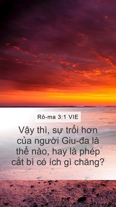 Rô-ma 3:1 VIE Bible Verse Image