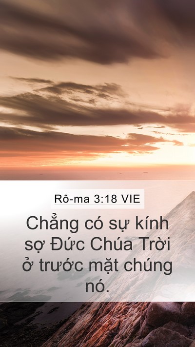 Rô-ma 3:18 VIE Bible Verse Image