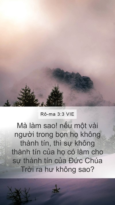 Rô-ma 3:3 VIE Bible Verse Image