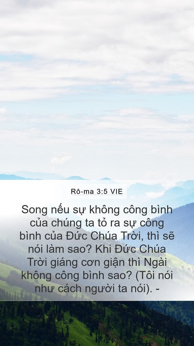 Rô-ma 3:5 VIE Bible Verse Image