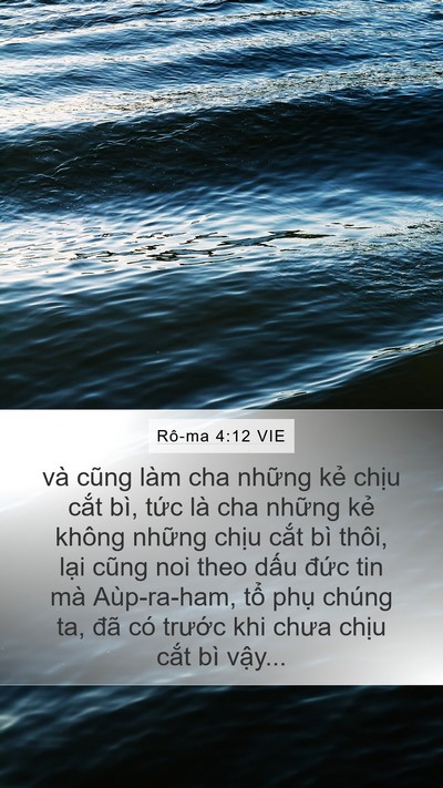 Rô-ma 4:12 VIE Bible Verse Image