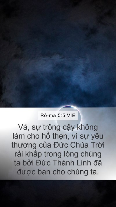 Rô-ma 5:5 VIE Bible Verse Image