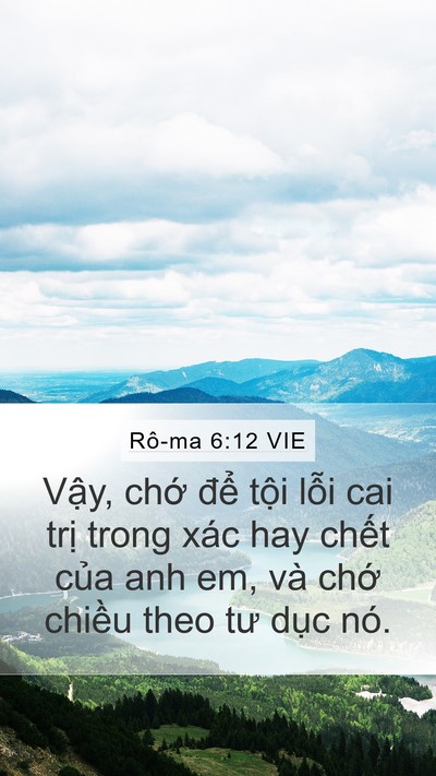 Rô-ma 6:12 VIE Bible Verse Image