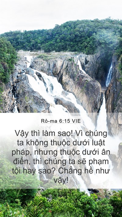 Rô-ma 6:15 VIE Bible Verse Image