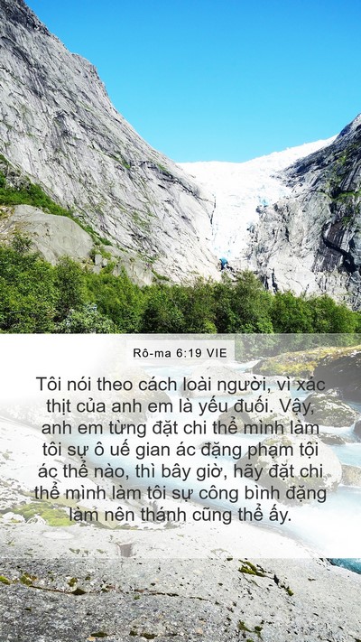 Rô-ma 6:19 VIE Bible Verse Image