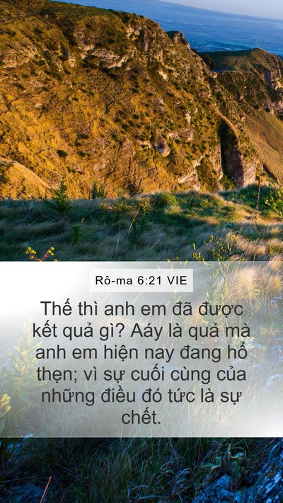 Rô-ma 6:21 VIE Bible Verse Image