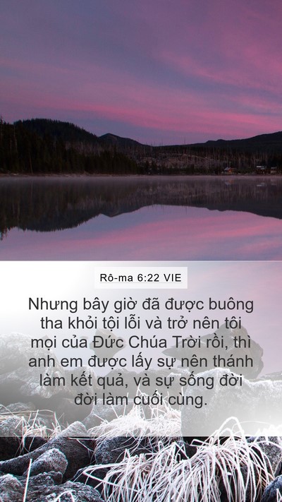Rô-ma 6:22 VIE Bible Verse Image
