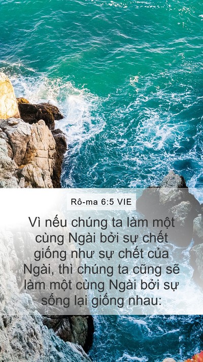 Rô-ma 6:5 VIE Bible Verse Image