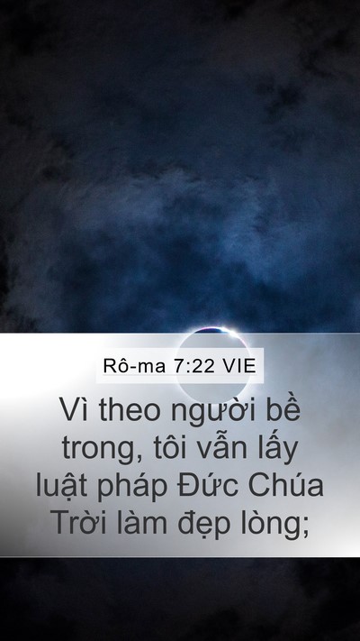 Rô-ma 7:22 VIE Bible Verse Image