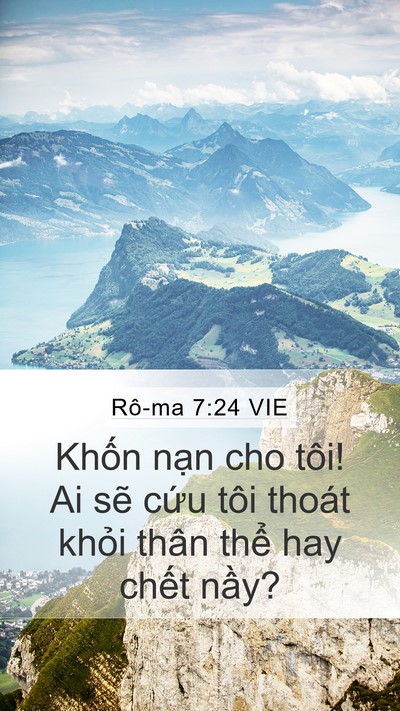 Rô-ma 7:24 VIE Bible Verse Image