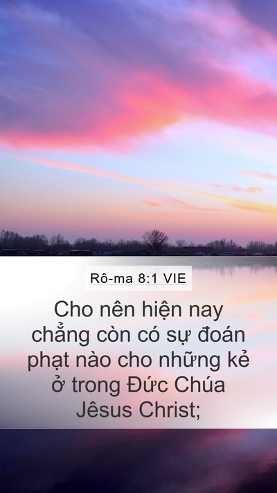Rô-ma 8:1 VIE Bible Verse Image
