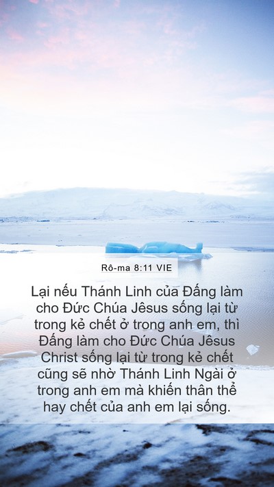 Rô-ma 8:11 VIE Bible Verse Image