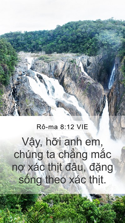 Rô-ma 8:12 VIE Bible Verse Image