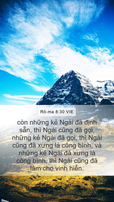 Rô-ma 8:30 VIE Bible Verse Image