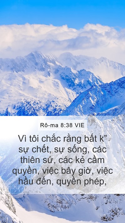 Rô-ma 8:38 VIE Bible Verse Image