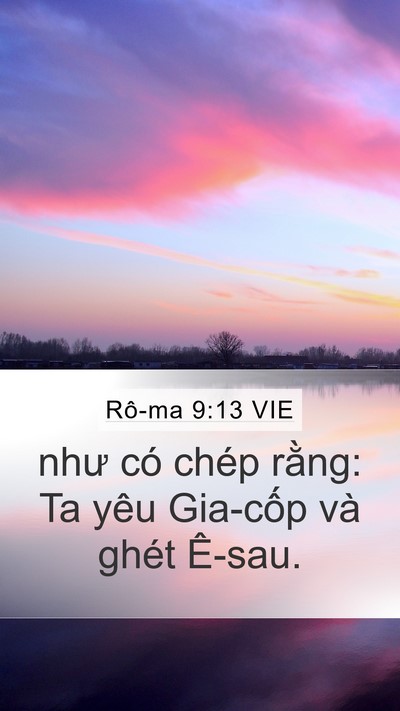 Rô-ma 9:13 VIE Bible Verse Image