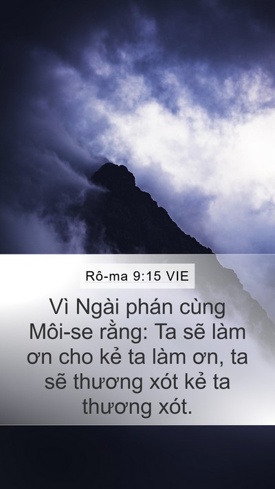 Rô-ma 9:15 VIE Bible Verse Image