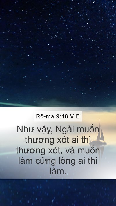 Rô-ma 9:18 VIE Bible Verse Image