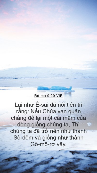 Rô-ma 9:29 VIE Bible Verse Image