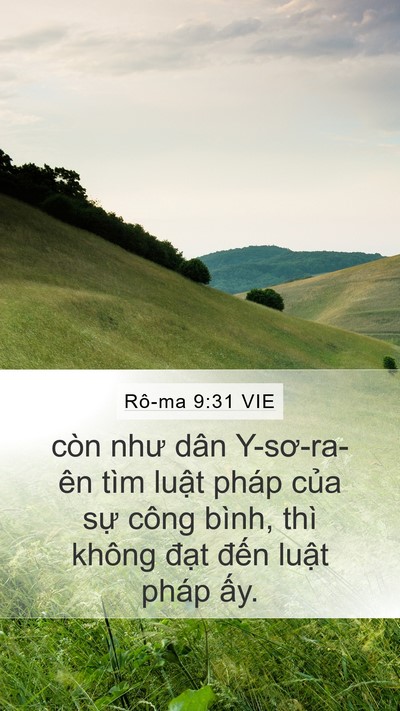 Rô-ma 9:31 VIE Bible Verse Image