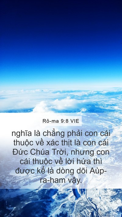 Rô-ma 9:8 VIE Bible Verse Image