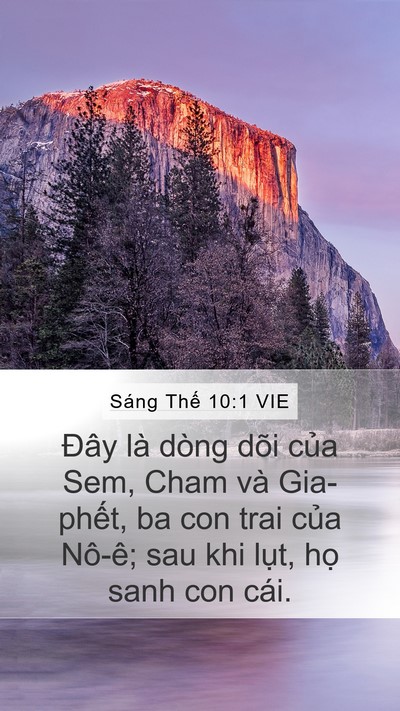 Sáng Thế 10:1 VIE Bible Verse Image