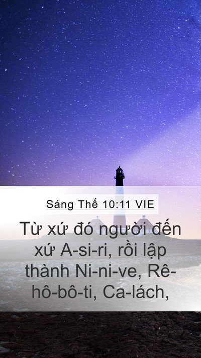 Sáng Thế 10:11 VIE Bible Verse Image