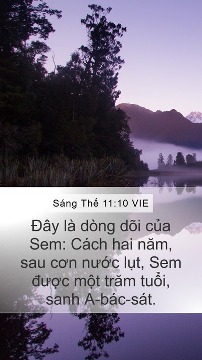 Sáng Thế 11:10 VIE Bible Verse Image