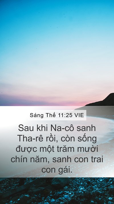 Sáng Thế 11:25 VIE Bible Verse Image