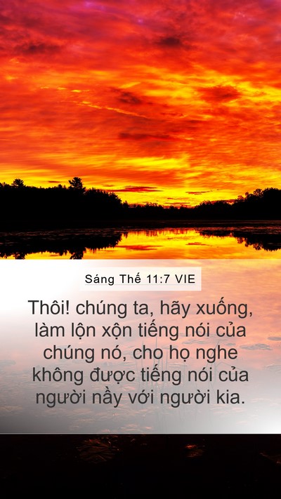 Sáng Thế 11:7 VIE Bible Verse Image