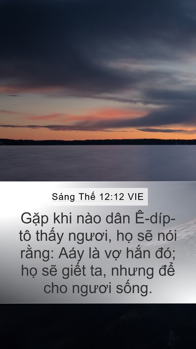 Sáng Thế 12:12 VIE Bible Verse Image