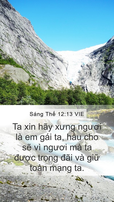 Sáng Thế 12:13 VIE Bible Verse Image