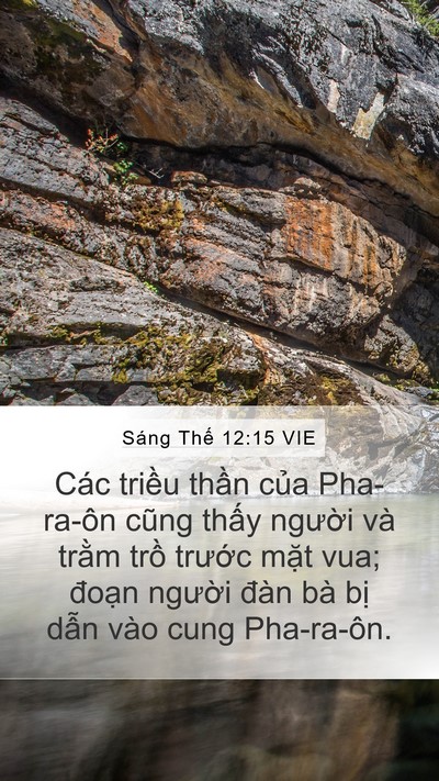 Sáng Thế 12:15 VIE Bible Verse Image
