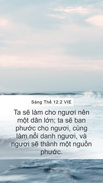 Sáng Thế 12:2 VIE Bible Verse Image
