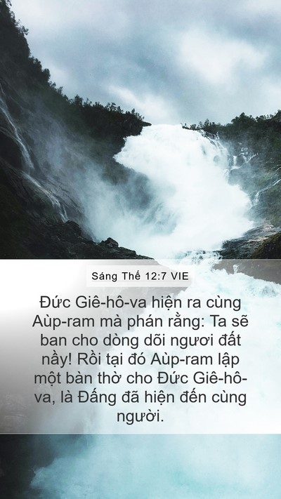 Sáng Thế 12:7 VIE Bible Verse Image