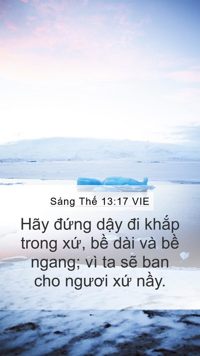 Sáng Thế 13:17 VIE Bible Verse Image