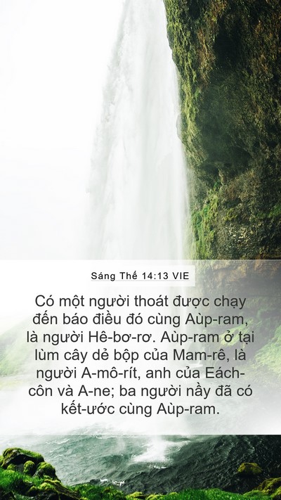 Sáng Thế 14:13 VIE Bible Verse Image