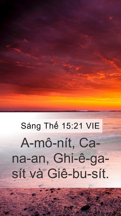 Sáng Thế 15:21 VIE Bible Verse Image