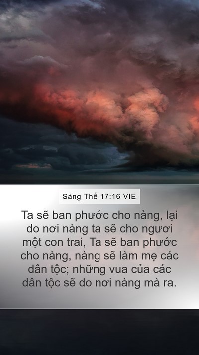 Sáng Thế 17:16 VIE Bible Verse Image