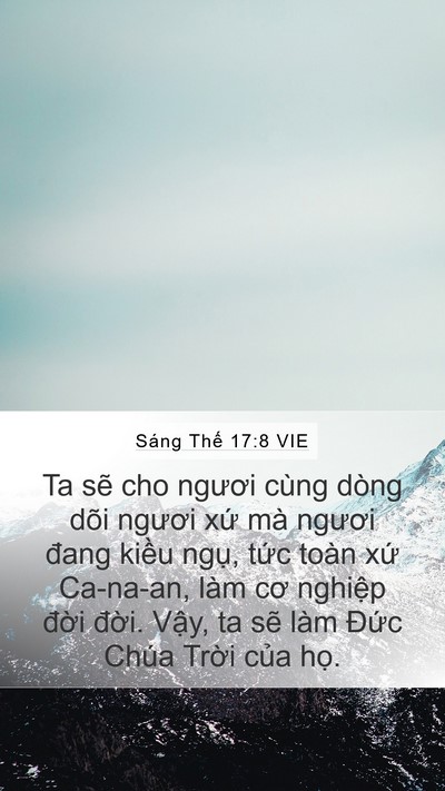 Sáng Thế 17:8 VIE Bible Verse Image