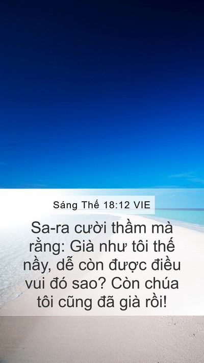 Sáng Thế 18:12 VIE Bible Verse Image
