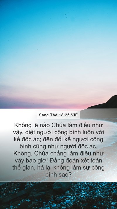Sáng Thế 18:25 VIE Bible Verse Image